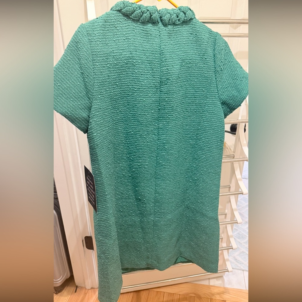 NWT Tuckernuck Emerald Green Tweed Jackie Dress NWT - Picture 8 of 10
